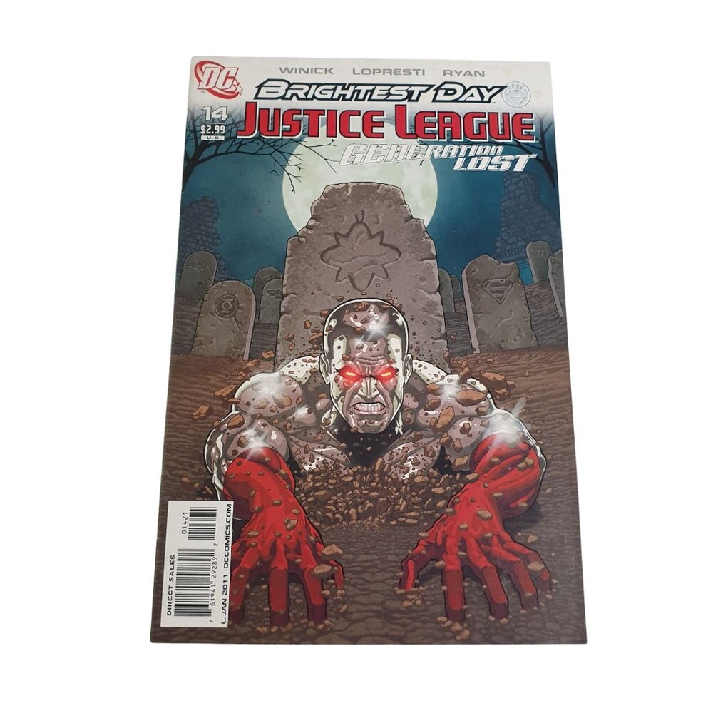 Brightest Day Justice League Generation Lost 14 Comic DC $2.99 Winick Lopresti